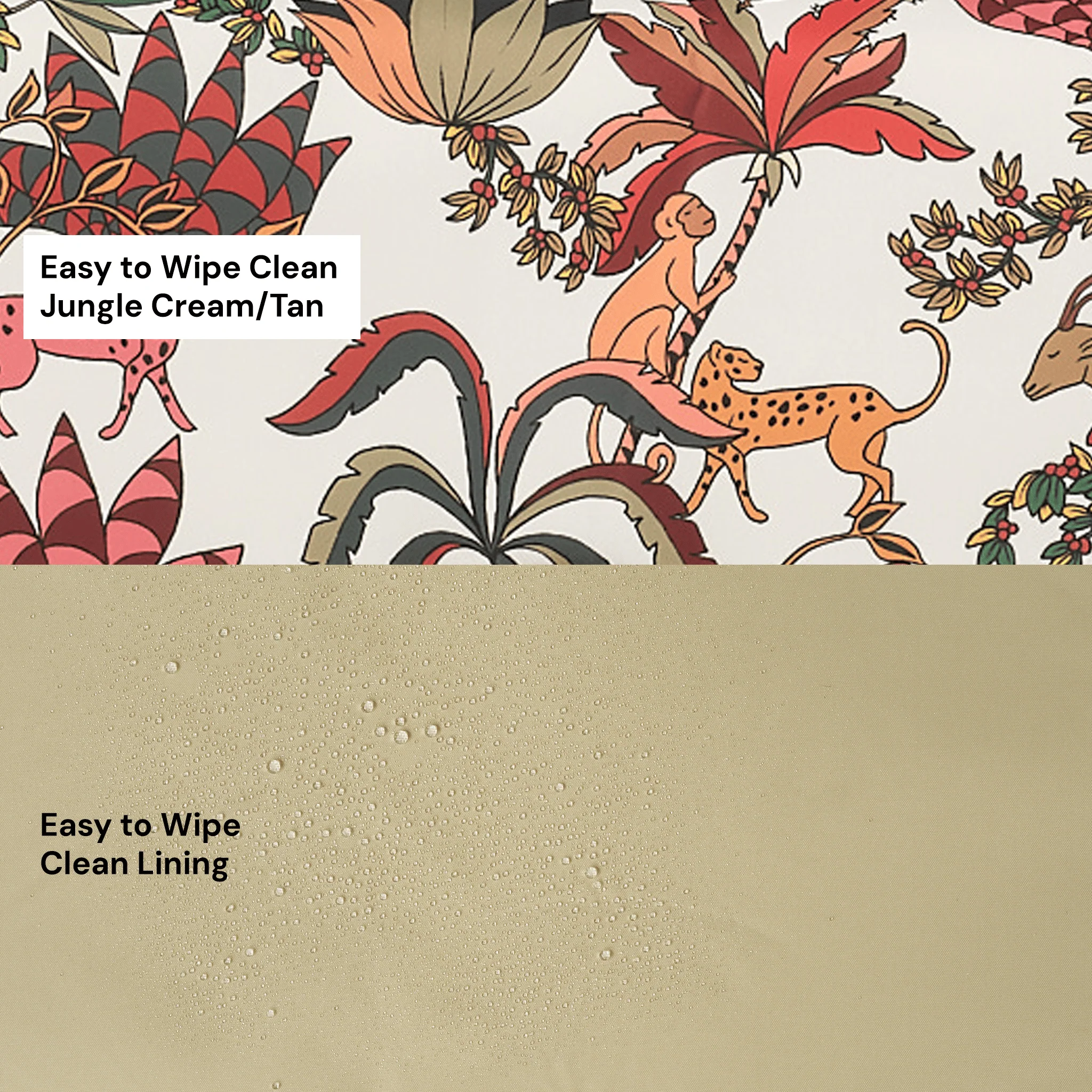 Change Mat Clutch - Jungle Cream/Tan - Image 6