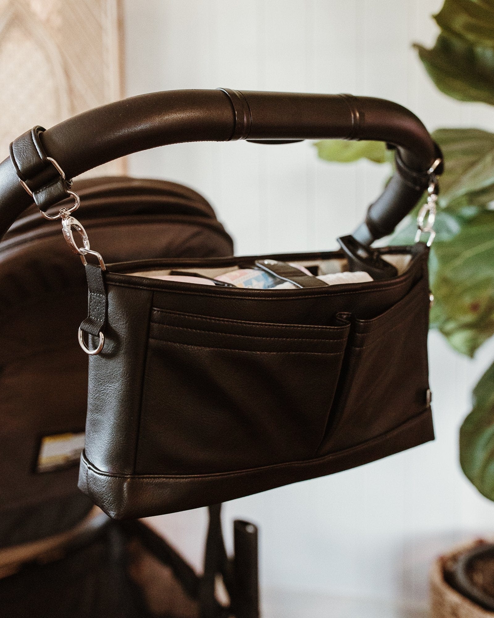 Vegan Leather Stroller Strap Set - Image 5