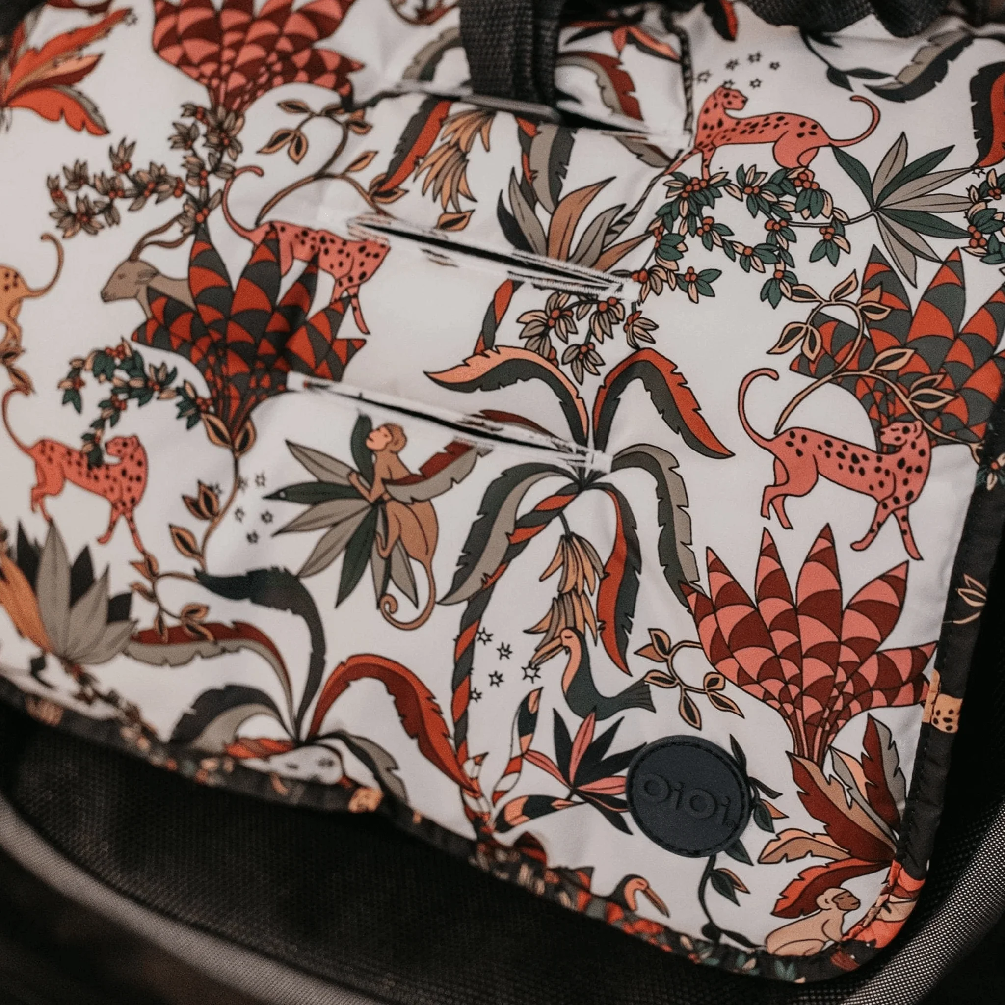 Reversible Pram Liner - Jungle - Image 4