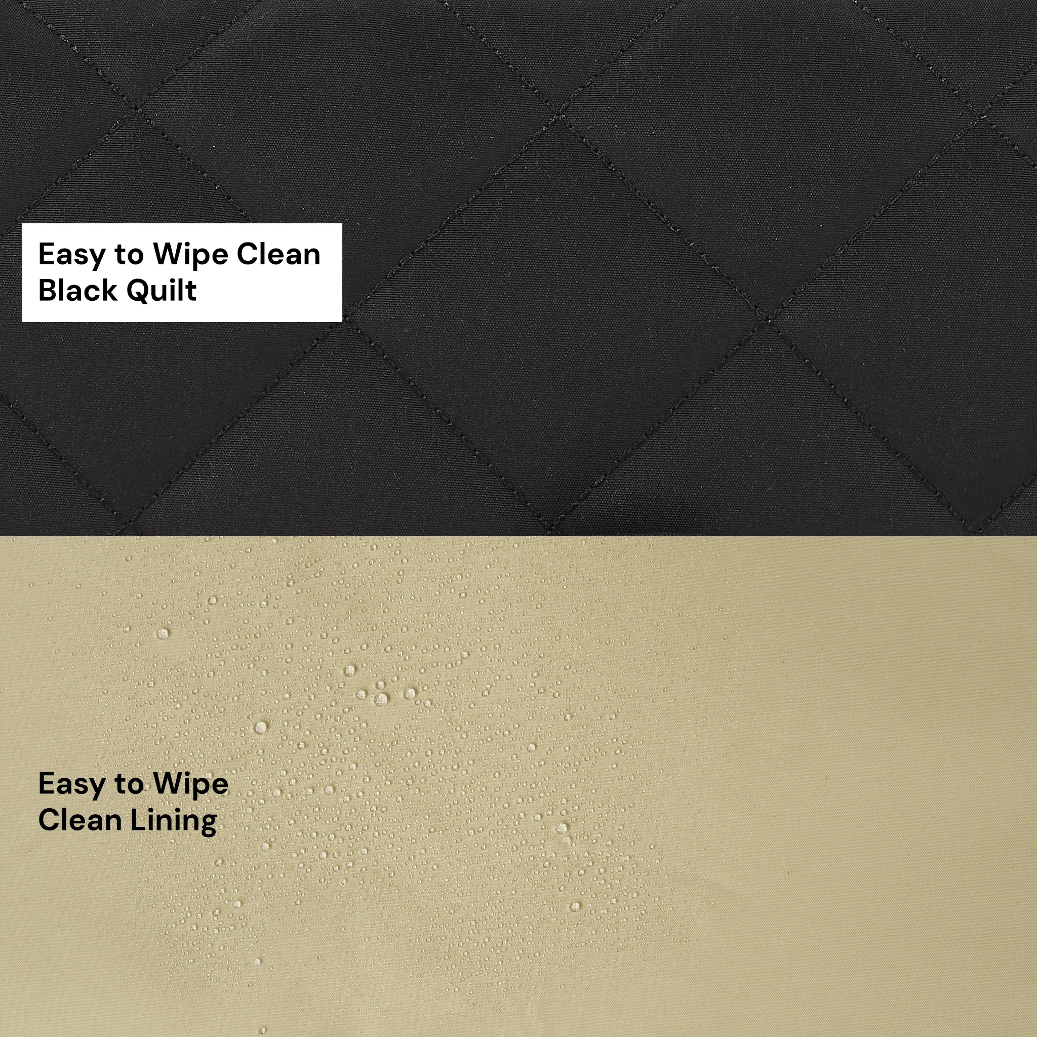 Change Mat Clutch - Black Quilt - Image 4