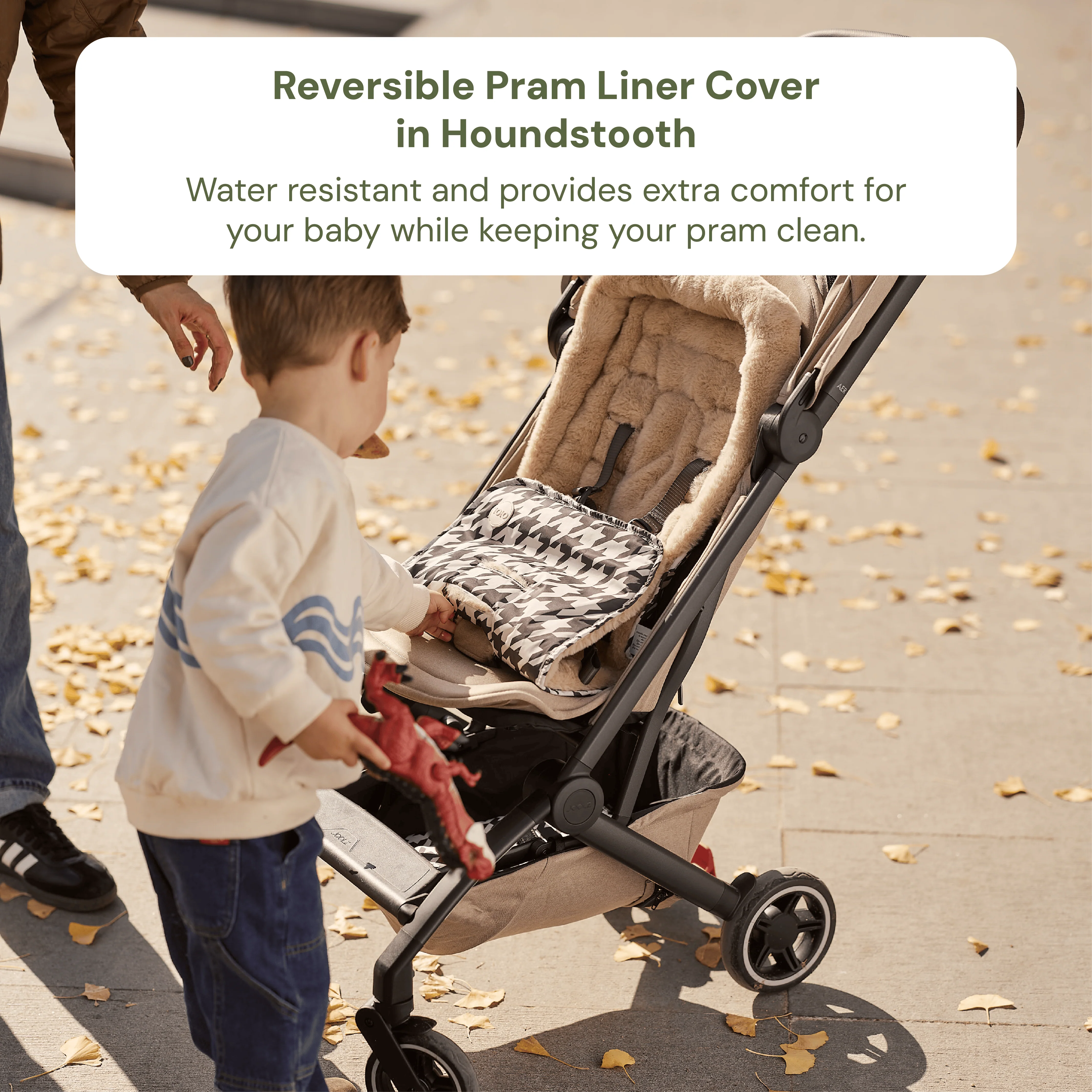 Pram Makeover Bundle - Black & Houndstooth - Image 5